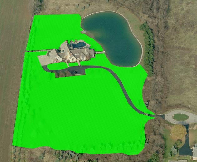large residential lot fertilization pricing